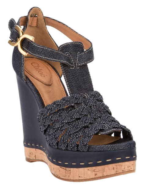 chloe girls sandals|chloe women's wedges.